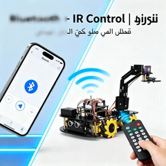 6DOF ఆర్మ్తో ESP32-CAM AI విజన్ మెకానమ్ రోబోట్ కార్ - ఓమ్ని-డైరెక్షనల్ డ్రైవ్, ఫేస్/ఆబ్జెక్ట్ ట్రాకింగ్, కలర్ డిటెక్షన్ | Wi-Fi యాప్ కంట్రోల్, అల్ట్రాసోనిక్ అవాయిడెన్స్ | AI, మోషన్, IoT లెర్నింగ్ కోసం Arduino/MicroPython STEM రోబోటిక్స్ కిట్