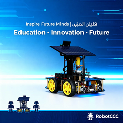 AI Solar Smart Car Experiment Kit – Real-Time Camera Streaming, Wireless Control & Obstacle Avoidance – Ideal for Classroom Teaching, Maker Labs & AI Coding Lessons