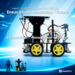 AI Solar Smart Car Experiment Kit – Real-Time Camera Streaming, Wireless Control & Obstacle Avoidance – Ideal for Classroom Teaching, Maker Labs & AI Coding Lessons