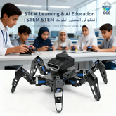 ROS SLAM Quadruped Robot Dog – AI Vision Robot with LiDAR, HD Camera, ESP32, Supports ROS1/ROS2 SLAM, Object Detection, Path Planning, Jetson/Raspberry Pi Expansion | Ideal for STEM Robotics & AI Research