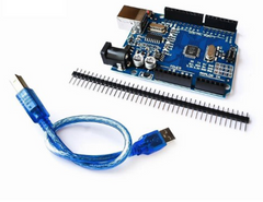 UNO R3 Development Board ATmega328P + 16U2 Dual-Chip | Arduino IDE & C/C++ Compatible | Stable I/O Ports | STEM Education | USB Cable Included