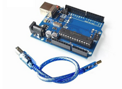 UNO R3 Development Board ATmega328P + 16U2 Dual-Chip | Arduino IDE & C/C++ Compatible | Stable I/O Ports | STEM Education | USB Cable Included
