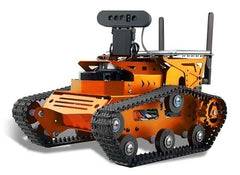 AI ROS2 Tracked Robot with Jetson Nano & LiDAR SLAM Navigation | Autonomous AI Vision Platform for STEM & Research Learning | Supports ROS2 Foxy, OpenCV & TensorFlow for Object Detection, Mapping & Path Planning | Wi-Fi Control System