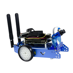 AI Vision JetBot Robot Kit | NVIDIA Jetson Nano Autonomous Car | ROS & Python Coding for Object Detection & Path Planning | Machine Learning & Deep Neural Network Platform | Open-Source STEM Robot for AI Research & Autonomous Driving