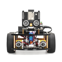 ESP32 WROVER AI Robot Car Kit with Wi-Fi Camera | 4WD Programmable IoT Smart Vehicle for STEM Education | Wireless Image Transmission & Real-Time Control | AI Vision Tracking & Ultrasonic Obstacle Avoidance DIY Robotics Kit for Students & Makers