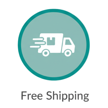 Three icons representing Secure Payment, Free Shipping, and Easy Returns on a white background.