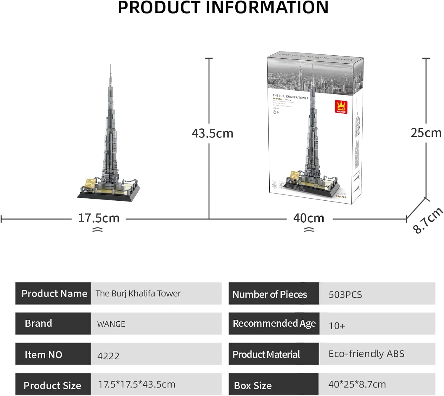 Burj Khalifa Architecture Blocks