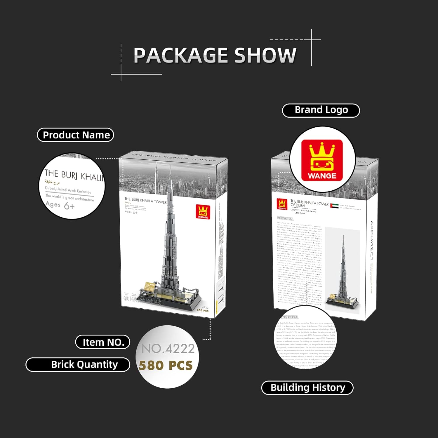 Burj Khalifa Architecture Blocks