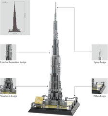 Burj Khalifa Architecture Blocks