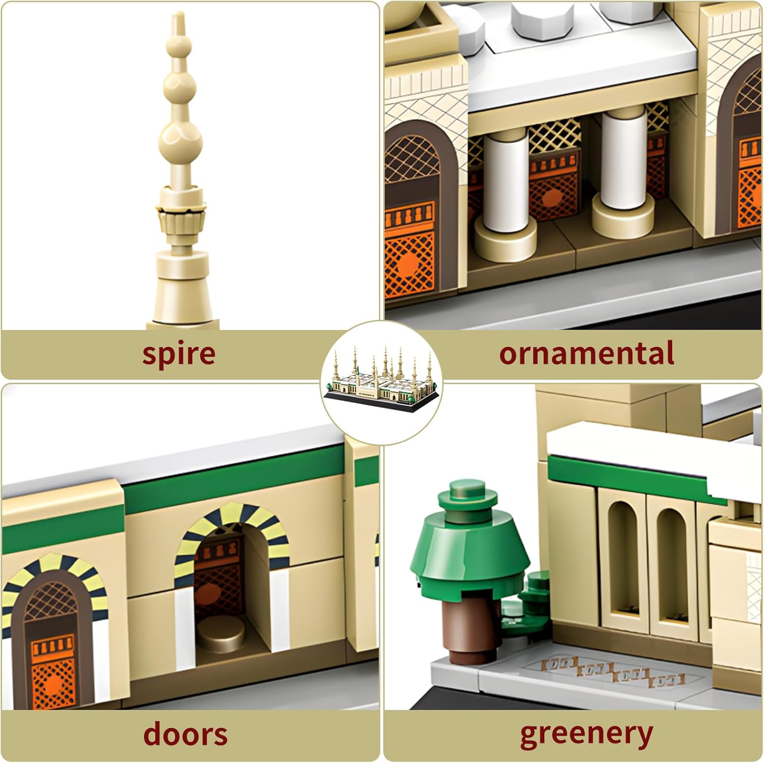 CSNRHG Medina Prophet Mosque Building Block Set