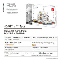 Gold Mantis Taj Mahal Building Block Set