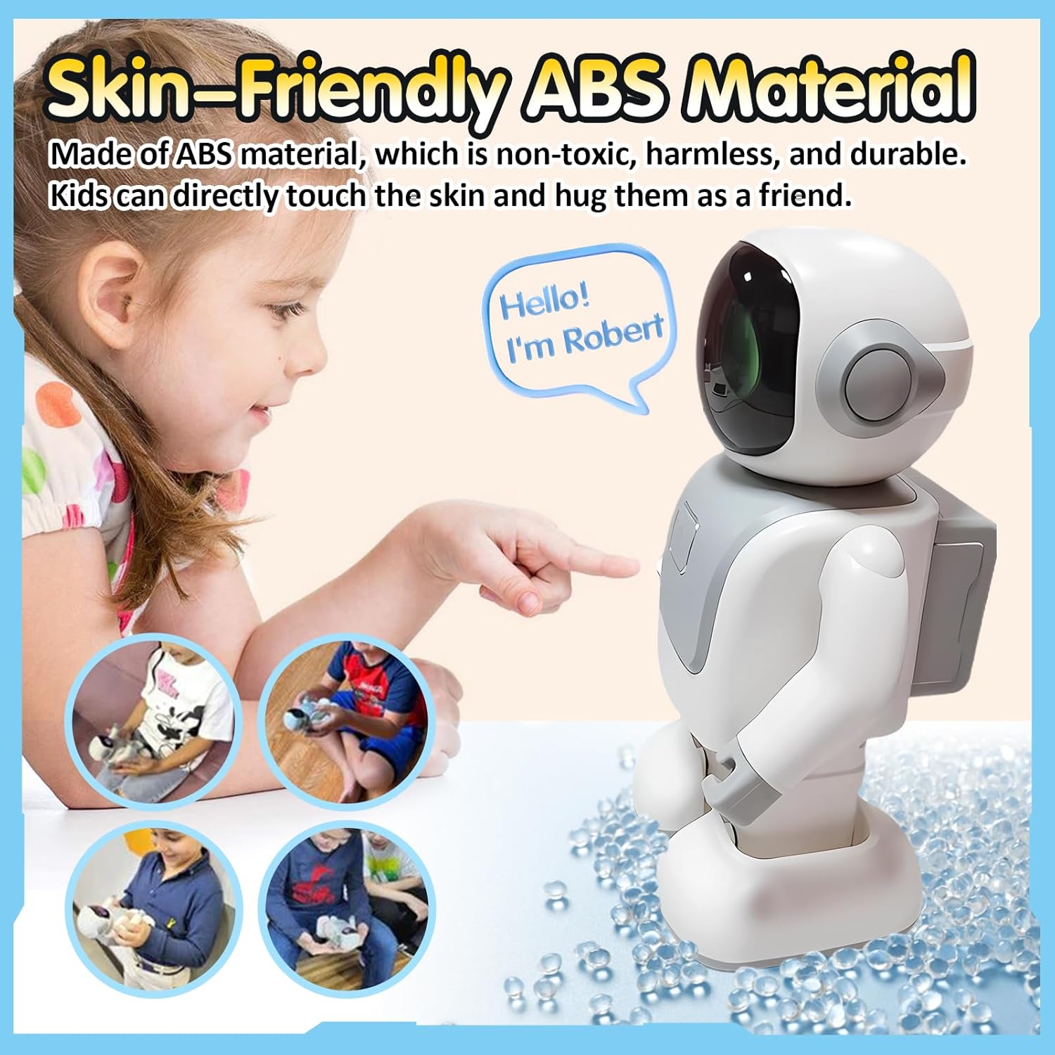 Robert Dancing Robot with Bluetooth Speaker & Programmable App-Controlled