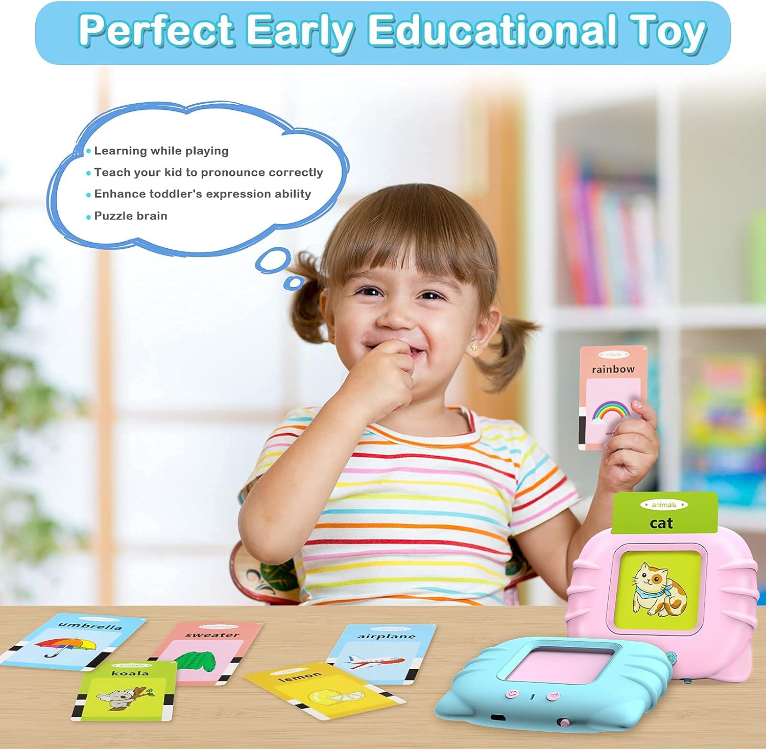 Kids Bilingual Flash Card Machine