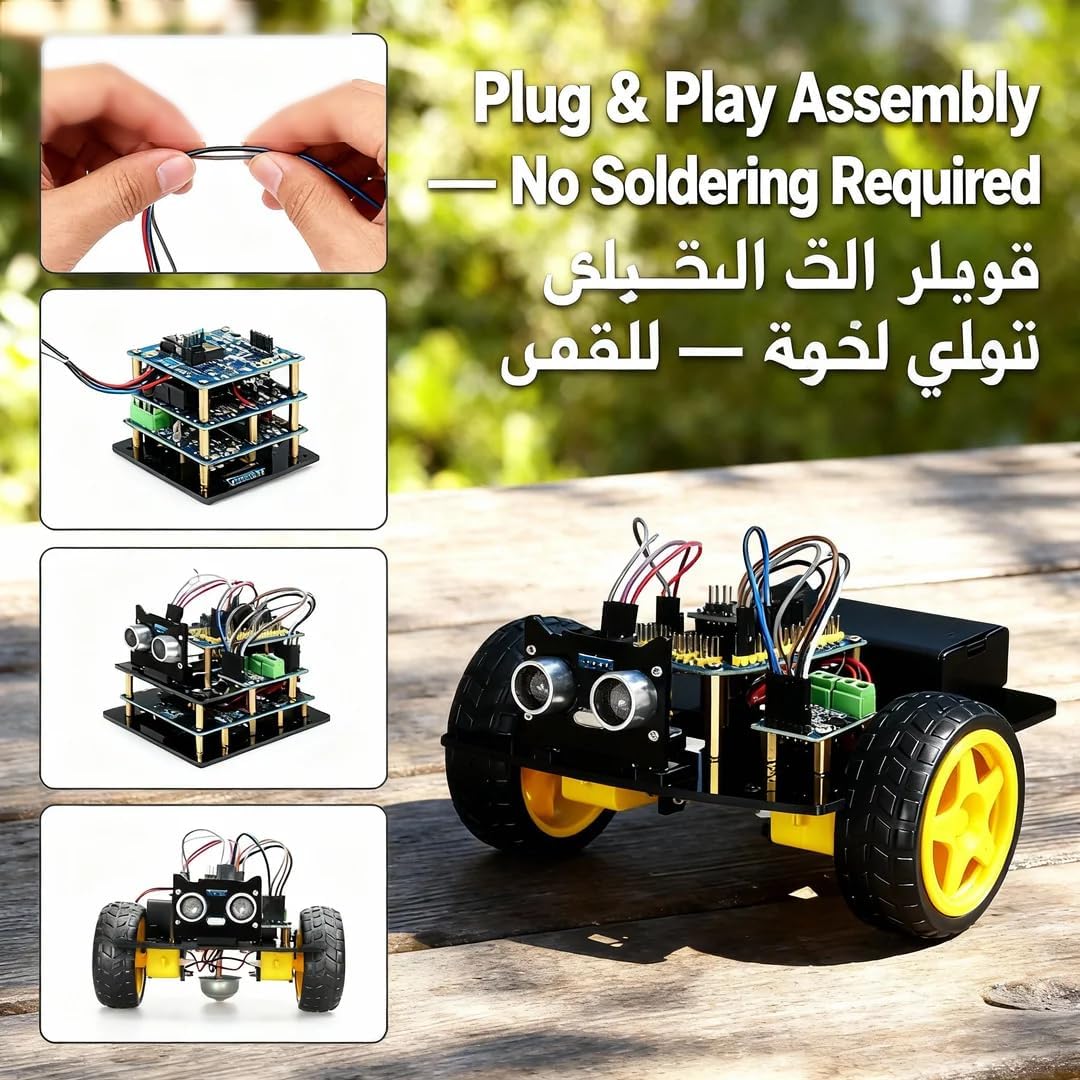 UNO R3 DIY Smart Robot Car Kit V4