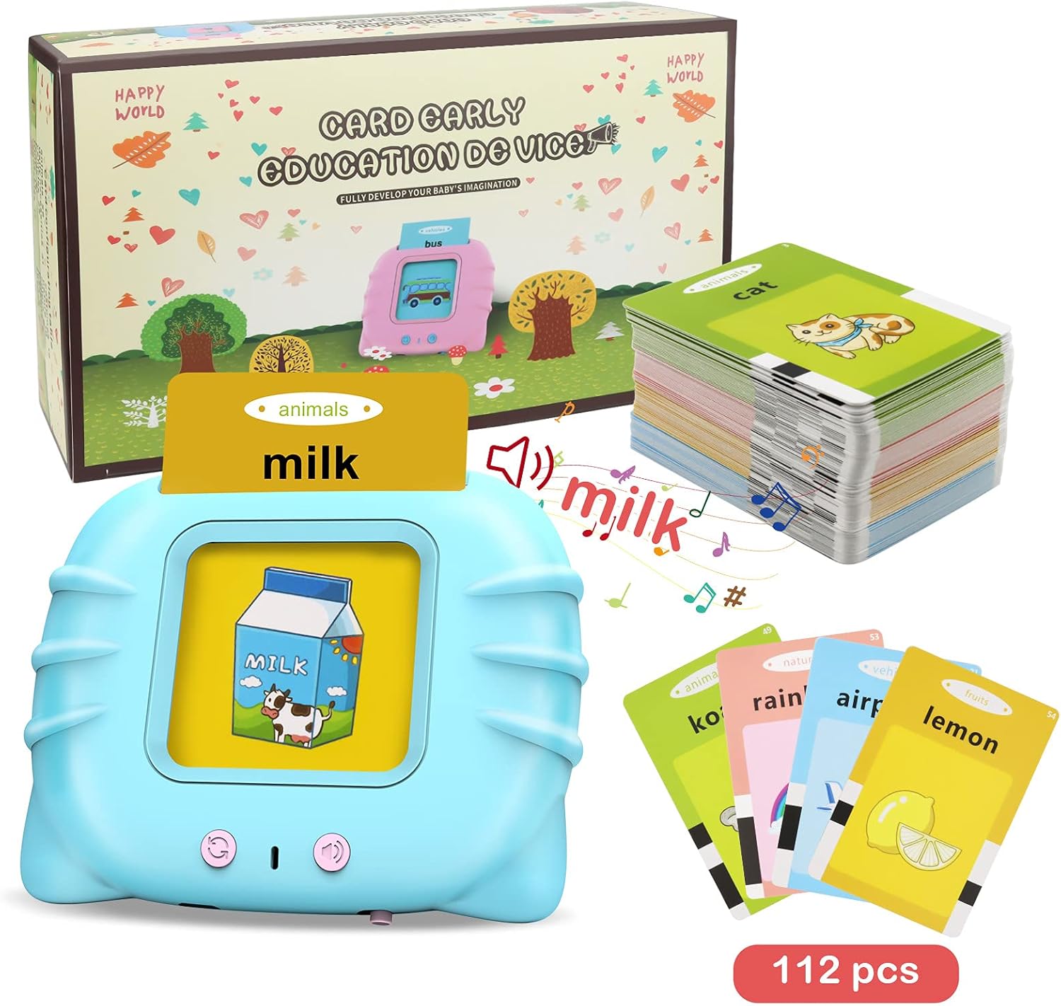 Kids Bilingual Flash Card Machine