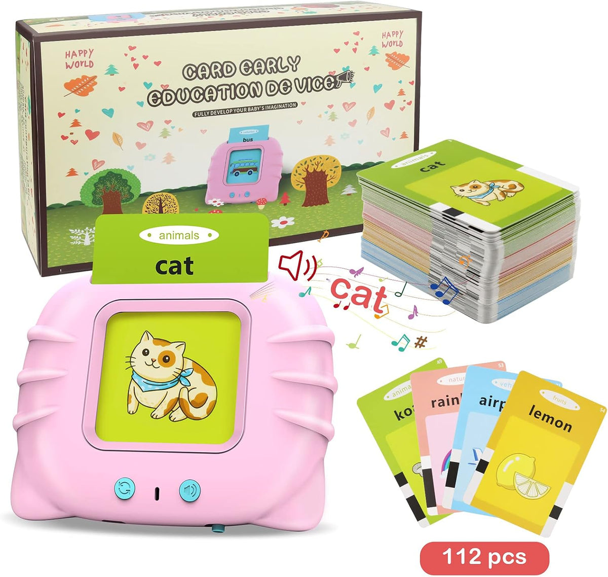 Kids Bilingual Flash Card Machine