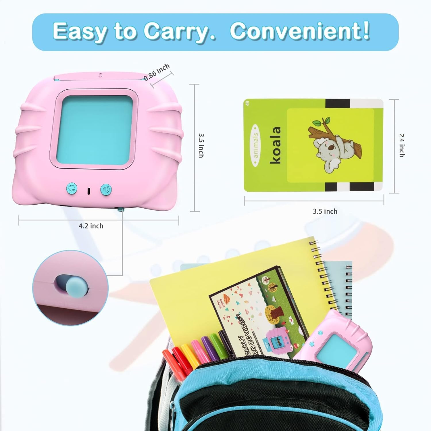 Kids Bilingual Flash Card Machine