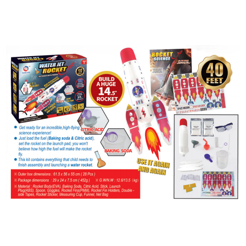 Cosmic Water Jet Rocket STEM