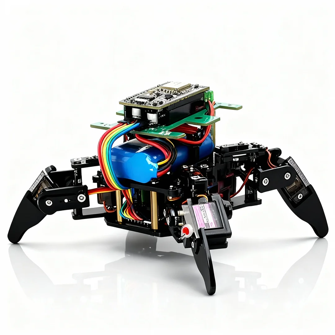 Bionic Quadruped Smart Robot Kit – WiFi Wireless Control + Programmable Learning System | Supports Arduino IDE & Graphical Coding | STEM Maker Education Platform