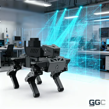 ROS SLAM Corgi Robot Platform – LiDAR, Camera, IMU, ESP32 Control | Real-Time Mapping & Navigation | ROS1/ROS2, Python, C++ Compatible | Wi-Fi Control, RViz, Gazebo | Ideal for AI, SLAM, STEM Robotics Education