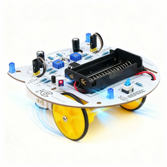 STEM Coding Robot Cat | Programmable Smart Robot for Kids | Line Tracking & Obstacle Avoidance | Bluetooth Control with Scratch & Python | Educational Robotics Kit for Schools & Makers | Interactive Toy with Sensors, LED Display & AI Learning