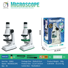 Kids Science Microscope with HD Optical Lens
