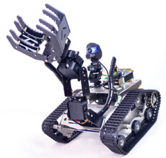 AI ROS2 Robot with Jetson Nano for VR Simulation | Integrates OpenCV, TensorFlow & Gazebo for Object Recognition & Motion Control | LiDAR & IMU for SLAM Mapping | Wi-Fi & Bluetooth AIoT Connectivity | Ideal for STEM & AI Robotics Research