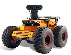 AI ROS2 4-Wheel Autonomous Robot Car with LiDAR SLAM & Jetson Nano GPU Computing | Smart AI Vision STEM Platform for Education & Research | Supports OpenCV & TensorFlow for Object Detection & Path Planning | Wi-Fi Control System