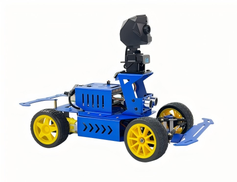 AI Self-Driving Donkey Car Kit for STEM Education | Raspberry Pi Autonomous Vehicle with Camera Sensor | Deep Learning Line Following Robot with Python & TensorFlow | Open-Source AI Car for Machine Vision, Obstacle Avoidance & Path Planning