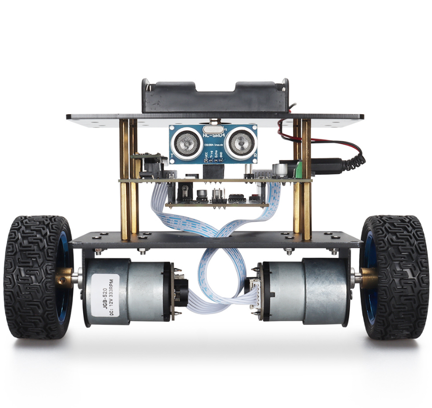 Arduino Smart 4WD Robot Car Kit | STEM Educational Robotics Platform with Ultrasonic Obstacle Avoidance, Infrared Line Tracking, Servo Steering & PWM Motor Control | DIY Programmable Kit Supporting Scratch, Mixly & Arduino IDE | Bluetooth/Wi-Fi Expansion